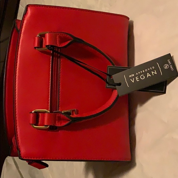 Vegan Leather, shoulder bag with adjustable handle - Picture 2 of 3